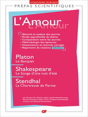 cover image of L'Amour--Prépas scientifiques